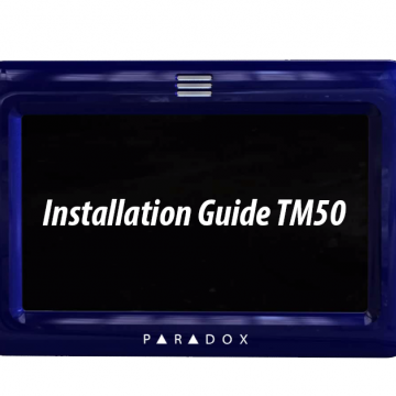 TM50 Touch how to install