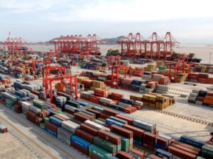 Pudong Container Terminal of Shanghai Port making use of Geovision IP Cameras
