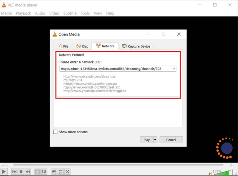 How to play RTSP Video Stream of Security Cameras in VLC Media Player ...